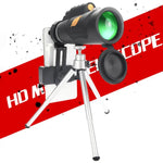 تلسكوب رؤية ليلية أحادي عالي الدقة Moge 12x50 مع حامل ثلاثي، Moge 12x50 مع حامل ثلاثي