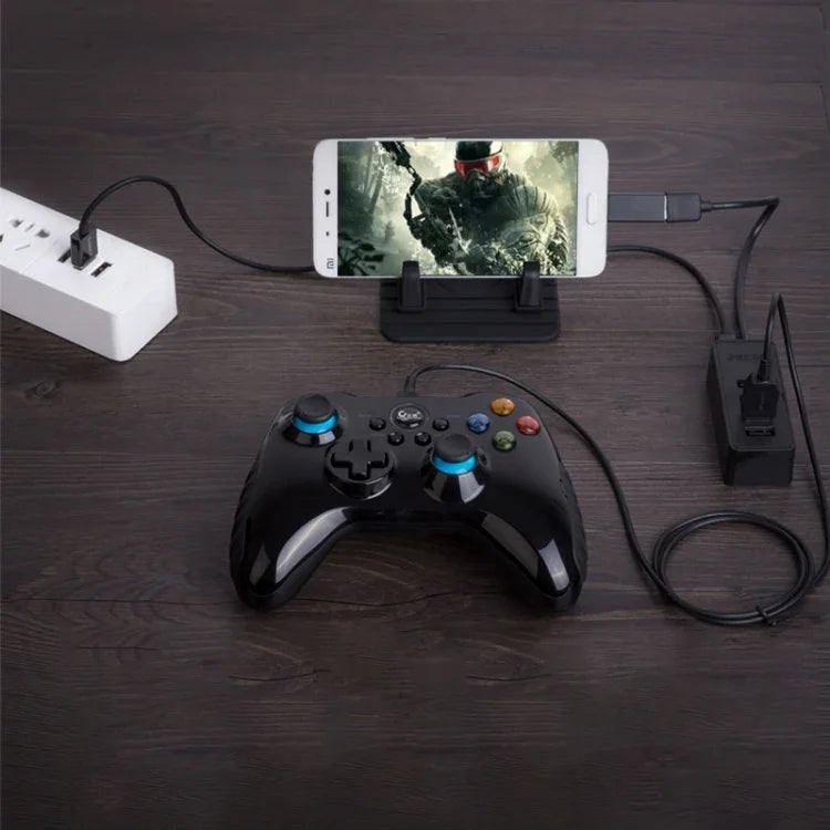 ORICO W5P-U3-30 موزع USB 3.0 مكتبي بأربعة منافذ مع كابل مايكرو USB بطول 30 سم لتزويد الطاقة، W5P-U3-30 أسود