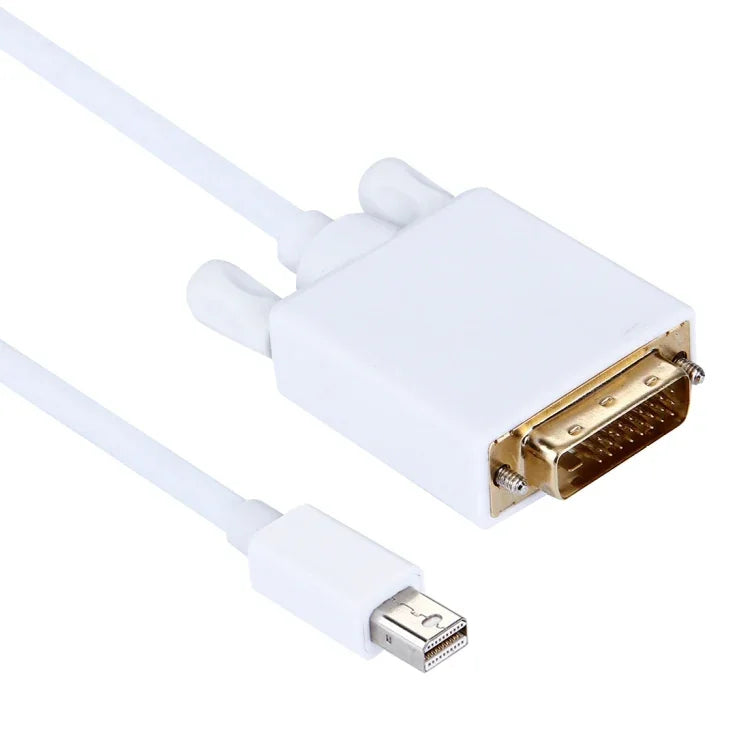 كابل محول Mini DisplayPort ذكر إلى DVI ذكر بطول 1.8م