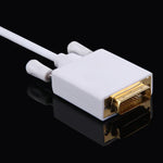 كابل محول Mini DisplayPort ذكر إلى DVI ذكر بطول 1.8م