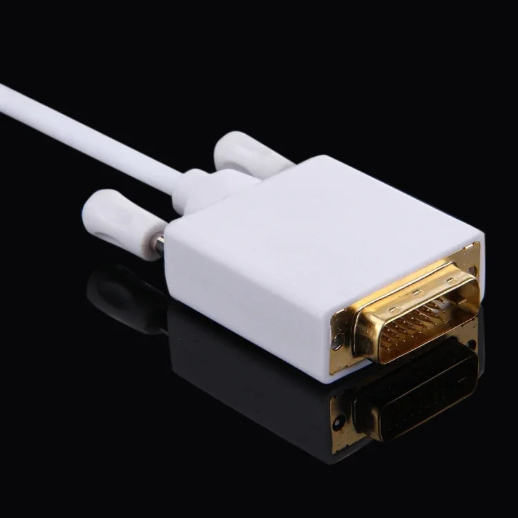 كابل محول Mini DisplayPort ذكر إلى DVI ذكر بطول 1.8م
