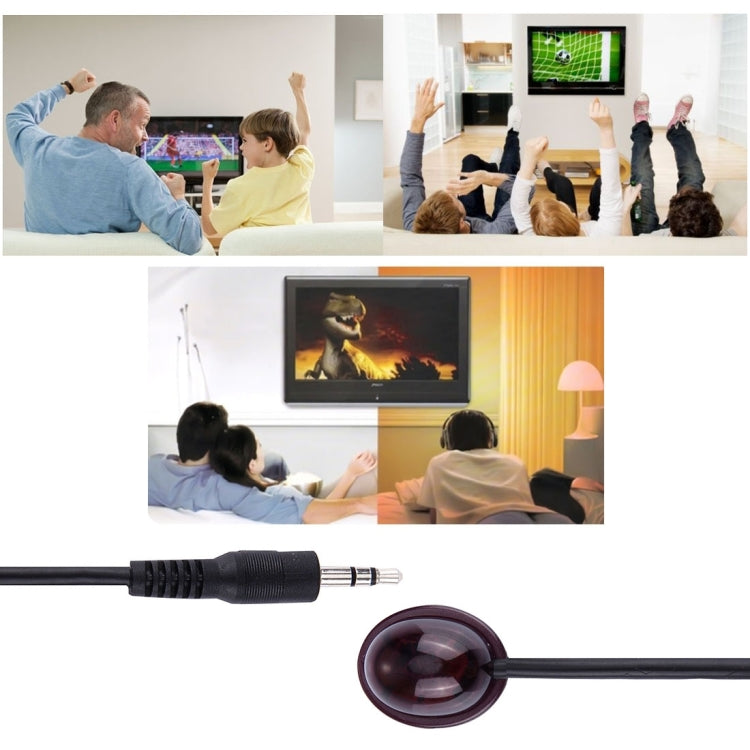 كابل تمديد جهاز استقبال ومرسل تحكم عن بعد بالأشعة تحت الحمراء IR لتلفاز HDMI بطول 1 متر، محول سلك 3.5 مم (لـ S-PC-1247)