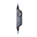 سماعة رأس للألعاب KOTION EACH G9000 بمقبس 3.5 مم مع ميكروفون وإضاءة LED للابتوب / التابلت / الهواتف المحمولة، طول الكابل: حوالي 2.2m، G9000