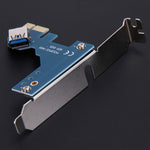 PCI-E 1 to 3 PCI Express 1 Slots Riser Card 3 PCI-E Slot Adapter PCI-E Port Multiplier Card with 60cm USB Cable