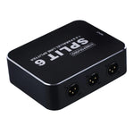 موزع أفقي متوازي 1 XLR B866، مدخل واحد و6 مخارج