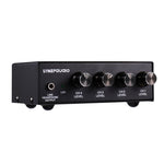 LINEPAUDIO B895 خلاط ميكروفون ستيريو بخمس قنوات مع مراقبة سماعة الأذن