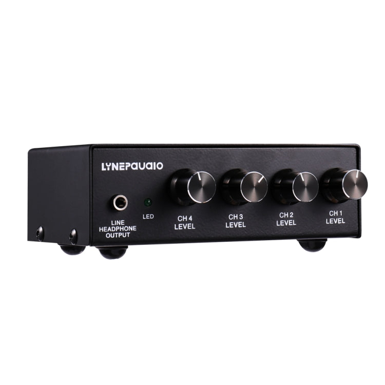LINEPAUDIO B895 خلاط ميكروفون ستيريو بخمس قنوات مع مراقبة سماعة الأذن