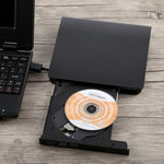 Brushed Texture USB 3.0 POP-UP Mobile External DVD-Rw DVD / CD Rewritable Drive External ODD & HDD Device, Brushed Texture DVD(B)