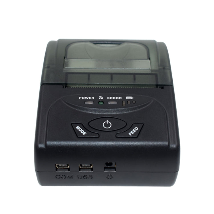 طابعة تذاكر حرارية محمولة USB بحجم 58 مم POS-5807، أقصى حجم ورق حراري مدعوم: 57x50 مم