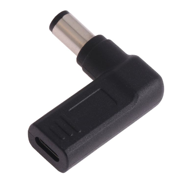 محول كوع موصل USB-C / Type-C أنثى إلى قابس ذكر 7.4 × 5.0 مم لأجهزة Dell المحمولة، كوع 7.4 × 5.0 مم (Dell)