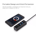 موزع 2 في 1 USB 3.1 USB-C / نوع-C إلى USB 2.0 مع 3 منافذ + قارئ بطاقة TF، 3 منافذ USB + بطاقة TF