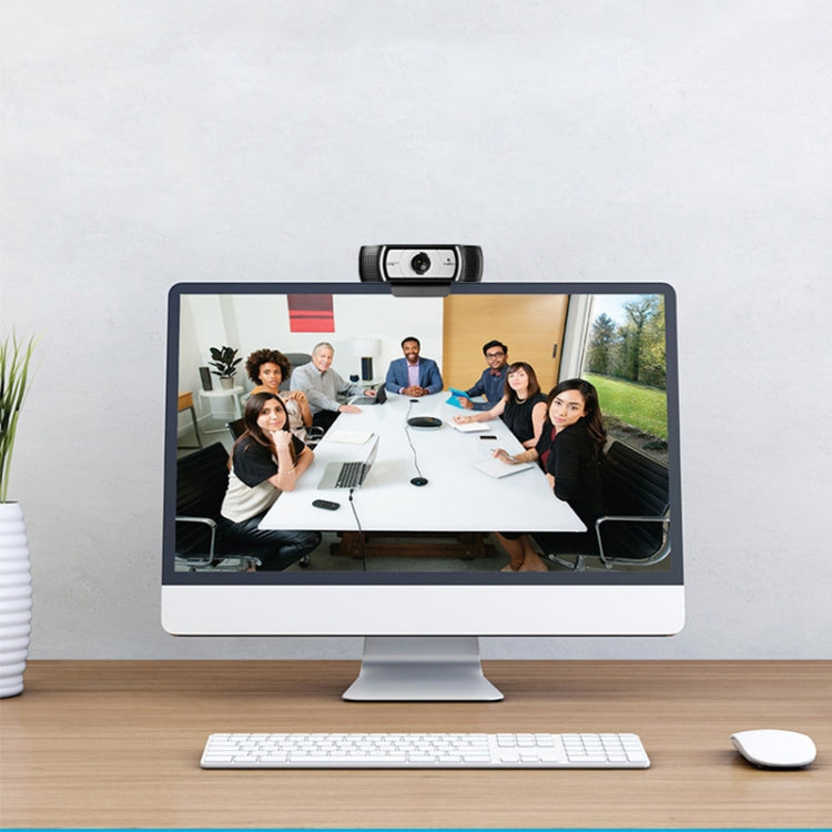 كاميرا ويب لوجيتك C930C بدقة 1080p بمعدل 30 إطارًا في الثانية للأعمال مع غطاء حماية، C930C
