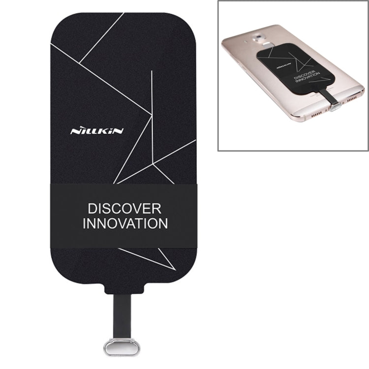 مستقبل شحن لاسلكي بمعيار QI من NILLKIN Magic Tag مع منفذ USB-C / Type-C، MT-WR NK-TYPE C