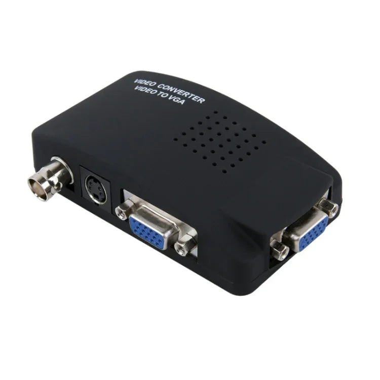 محول فيديو HOWEI HW-2404 من BNC / S-Video إلى VGA