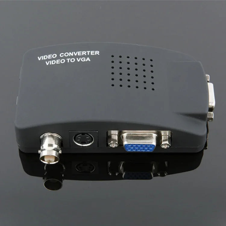 محول فيديو HOWEI HW-2404 من BNC / S-Video إلى VGA
