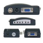 محول فيديو HOWEI HW-2404 من BNC / S-Video إلى VGA