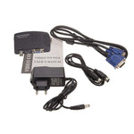 محول فيديو HOWEI HW-2404 من BNC / S-Video إلى VGA