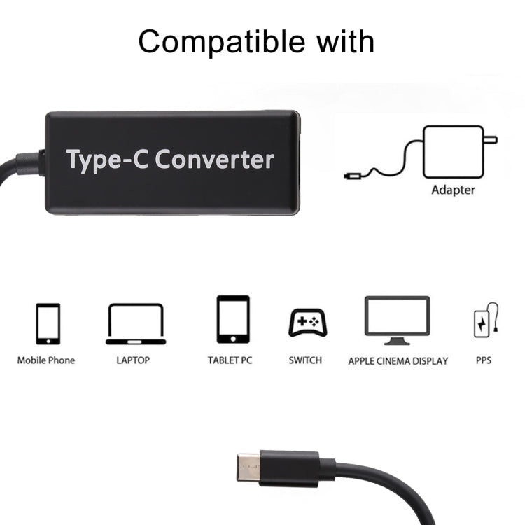 محول 65W ماجسيف بخمسة دبابيس إلى USB-C / Type-C لسلسلة MacBook