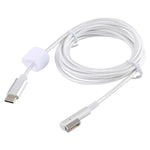 كابل شحن 45W / 60W / 65W / 85W ماجسيف 1 بخمسة دبابيس (على شكل L) إلى USB-C / Type-C PD، MagSafe 1