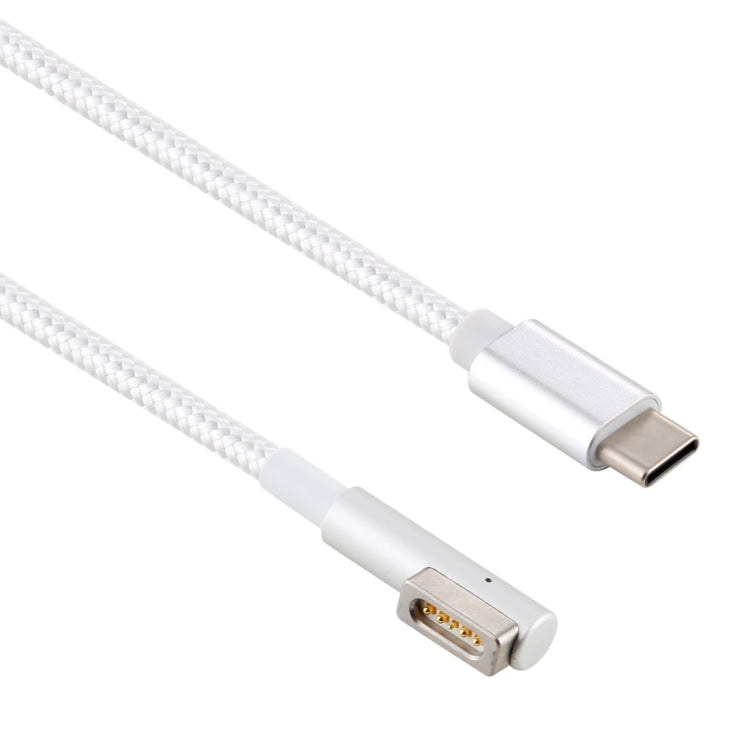 كابل شحن 45W / 60W / 65W / 85W ماجسيف 1 بخمسة دبابيس (على شكل L) إلى USB-C / Type-C PD، MagSafe 1