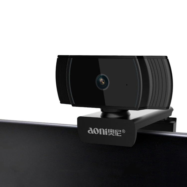 كاميرا ويب Aoni A20 FHD 1080P للبث التلفزيوني عبر الإنترنت، مؤتمرات الفيديو، التعليم، مع ميكروفون، A20