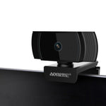 كاميرا ويب Aoni A20 FHD 1080P للبث التلفزيوني عبر الإنترنت، مؤتمرات الفيديو، التعليم، مع ميكروفون، A20