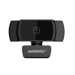 كاميرا ويب Aoni A20 FHD 1080P للبث التلفزيوني عبر الإنترنت، مؤتمرات الفيديو، التعليم، مع ميكروفون، A20