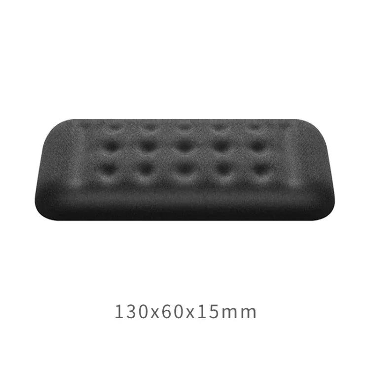 مسند معصم لوحة مفاتيح ميكانيكية من رغوة الذاكرة، الحجم: يد واحدة (أسود)، الحجم: يد واحدة