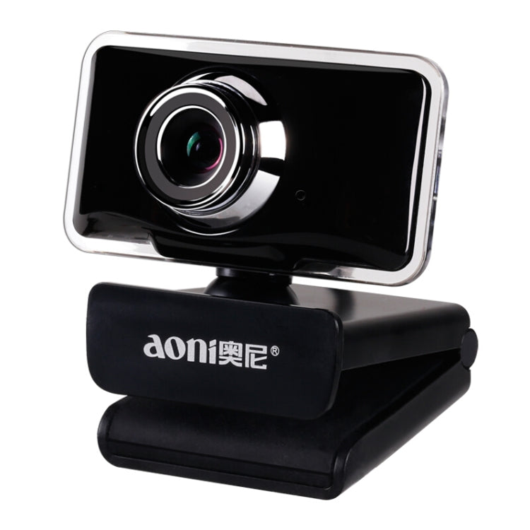 كاميرا ويب aoni C11 بدقة 720p بزاوية واسعة 150 درجة وتركيز يدوي مع ميكروفون، C11