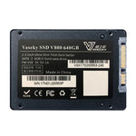 قرص صلب SSD من Vaseky V800 بسعة 512GB، 2.5 بوصة SATA3 بسرعة 6GB/s، نحيف جداً بسماكة 7 مم، لمحطات العمل وأجهزة اللابتوب، 512GB