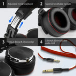 سماعة رأس OneOdio Pro-50 متوازنة ثلاثية النطاقات HIFI سلكية، Pro-50