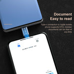 محول USB-C / Type-C ذكر إلى 8 دبابيس ذكر للشحن + نقل البيانات + OTG، Type-C ذكر إلى 8 دبابيس ذكر