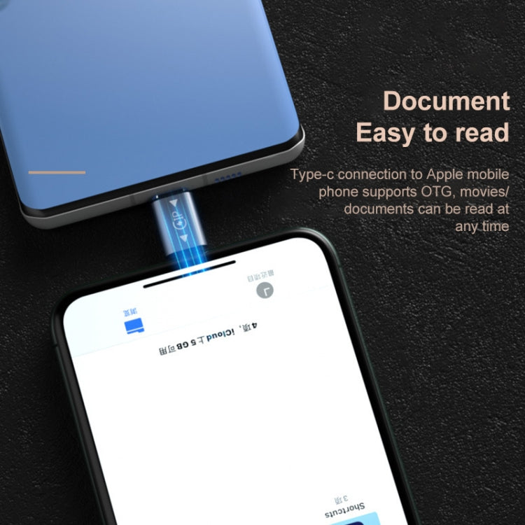 محول USB-C / Type-C ذكر إلى 8 دبابيس ذكر للشحن + نقل البيانات + OTG، Type-C ذكر إلى 8 دبابيس ذكر