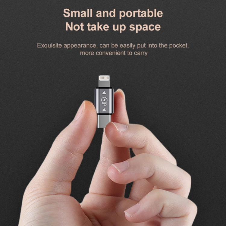 محول USB-C / Type-C ذكر إلى 8 دبابيس ذكر للشحن + نقل البيانات + OTG، Type-C ذكر إلى 8 دبابيس ذكر