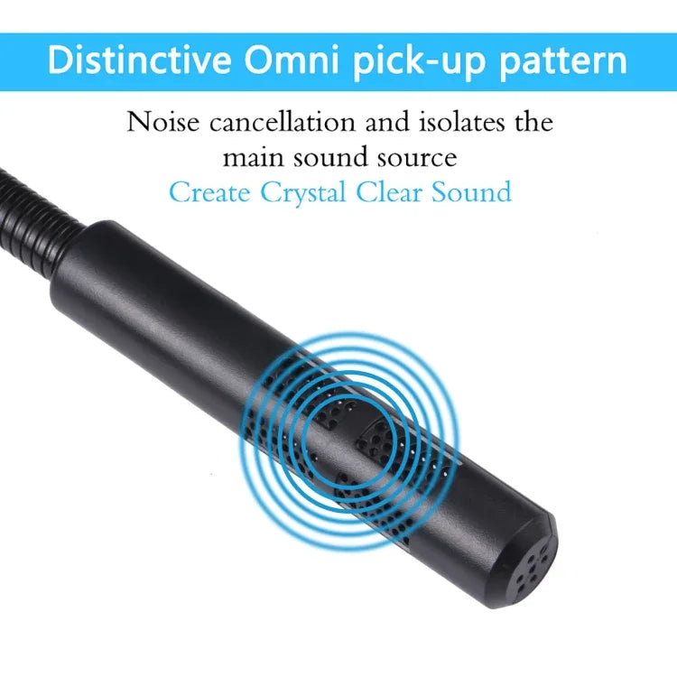 ميكروفون كمبيوتر بدون تعريف بمقبس 3.5mm، M-309