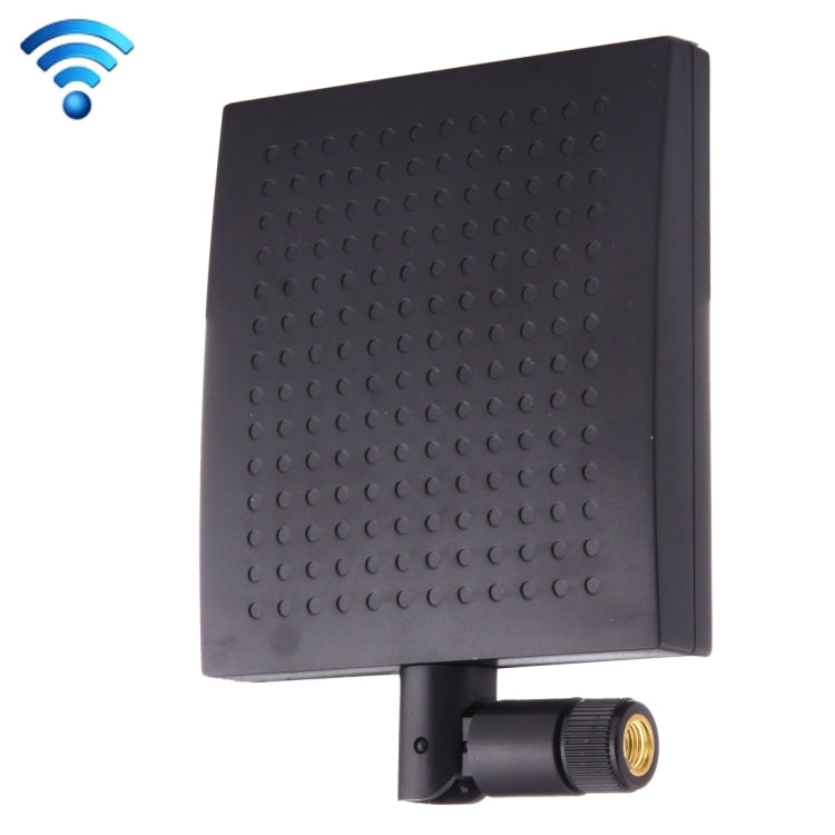 هوائي واي فاي 2.4 جيجاهرتز بتوصيل SMA ذكر بقوة 12dBi، 2.4GHz أسود
