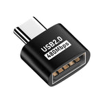 محول USB 2.0 أنثى إلى Type-C ذكر، USB 2.0 أنثى إلى Type-C ذكر