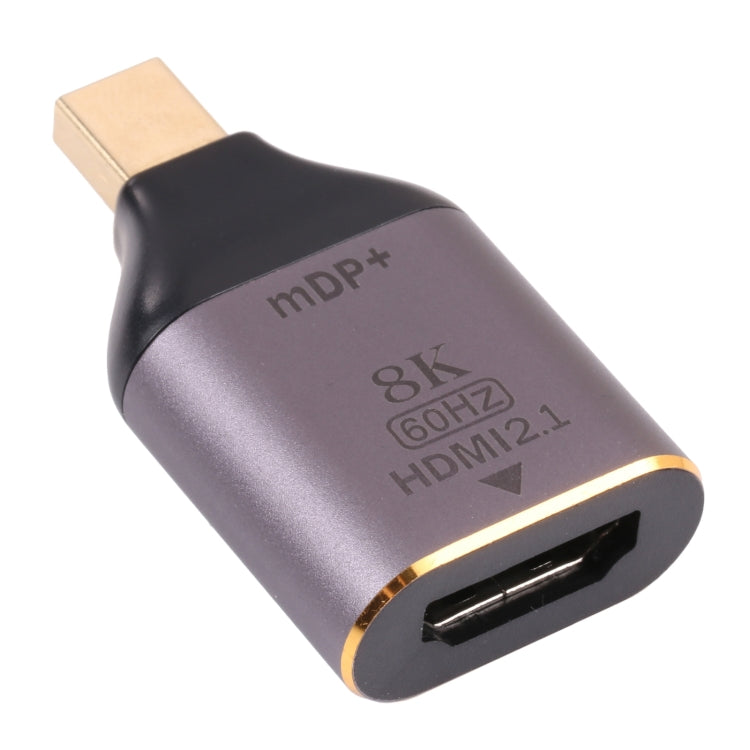 محول HDMI 2.1 أنثى إلى Mini DP ذكر بدقة 8K 60 هرتز، Mini DP ذكر