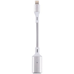 محول كاميرا OTG من 8 دبابيس ذكر إلى USB أنثى، متوافق مع IOS 13 أو أحدث