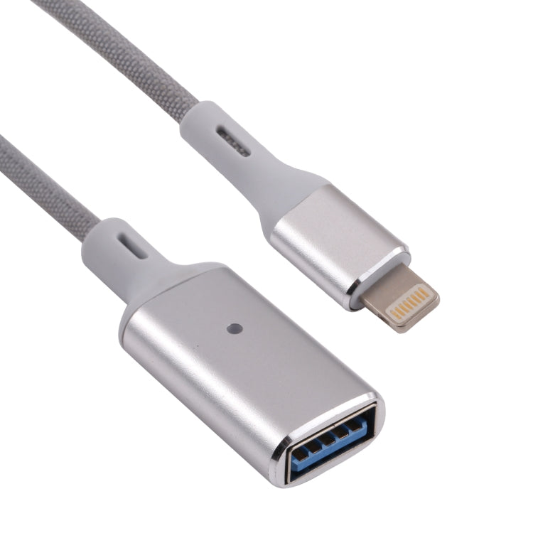 محول كاميرا OTG من 8 دبابيس ذكر إلى USB أنثى، متوافق مع IOS 13 أو أحدث