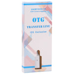 محول كاميرا OTG من 8 دبابيس ذكر إلى USB أنثى، متوافق مع IOS 13 أو أحدث