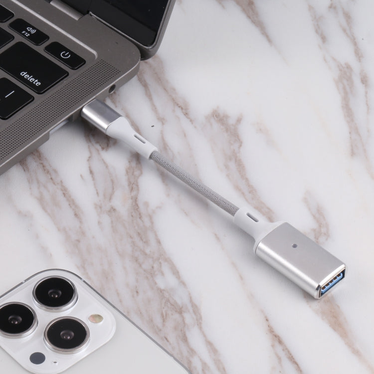محول كاميرا OTG من 8 دبابيس ذكر إلى USB أنثى، متوافق مع IOS 13 أو أحدث