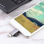 محول USB-C / Type-C أنثى إلى USB-C / Type-C ذكر + Micro USB ذكر، Type-C أنثى إلى Type-C + Micro USB ذكر