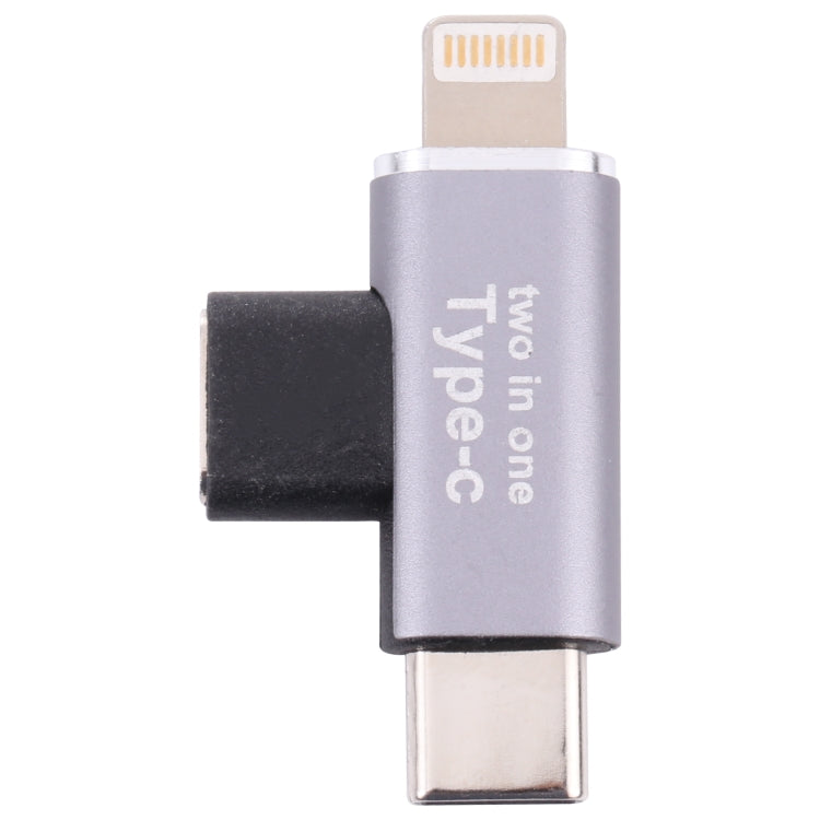 محول USB-C / Type-C أنثى إلى 8 دبابيس ذكر + محول USB-C / Type-C ذكر، Type-C أنثى إلى 8 دبابيس + Type-C ذكر