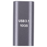 محول USB 3.1 Type-C ذكر إلى USB 3.1 Type-C أنثى بزاوية، USB 3.1 Type-C ذكر إلى USB 3.1 Type-C أنثى