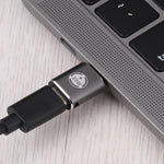 محول شحن 20 واط 8 دبابيس ذكر إلى USB-C / Type-C أنثى مستقيم، مستقيم