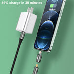محول شحن 20 واط 8 دبابيس ذكر إلى USB-C / Type-C أنثى مستقيم، مستقيم