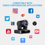 كاميرا مؤتمرات فيديو FEELWORLD USB10X بتكبير بصري 10X ودقة 1080p USB PTZ، قابس الاتحاد الأوروبي والولايات المتحدة، USB10X