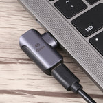 محول USB-C / Type-C ذكر إلى أنثى بزاوية بسرعة 40Gbps، Type-C 4.0 ذكر إلى أنثى بزاوية