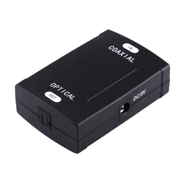 محول صوت رقمي من مدخل RCA محوري إلى مخرج بصري Toslink